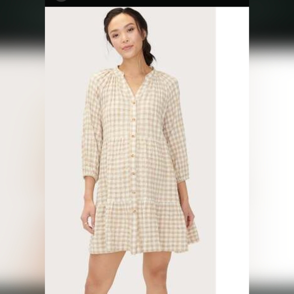 Hatch Dresses & Skirts - Hatch The Aurora Gingham Maternity dress Hatch